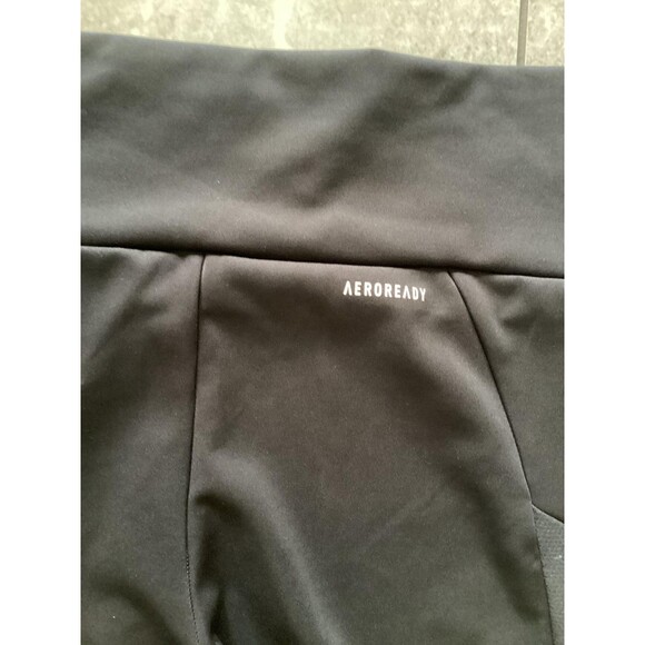 Adidas Leggings Womens Medium Black AEROREADY Primegreen High Rise Pockets Yoga - Picture 3 of 5